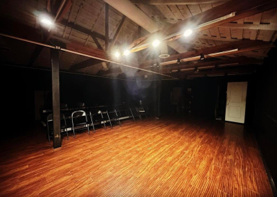View from the stage at Howard Fine Acting Studio, a Hollywood rehearsal room for rent