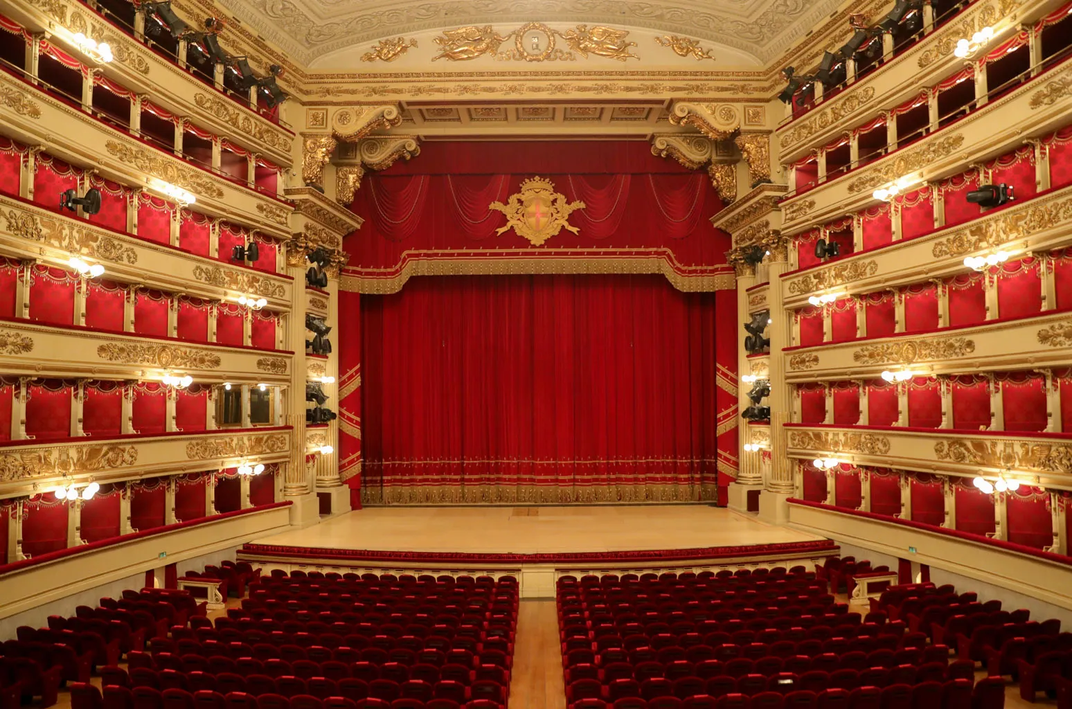La Scala Opera House in Milan, Italy