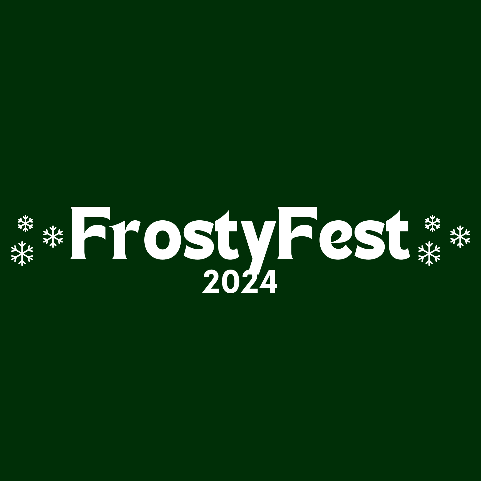 FrostyFest Logo w Green Background