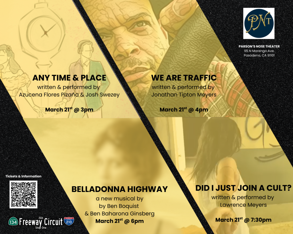 The StageCrafts presents a dynamic theatrical event inspired by the LA freeway system, featuring performances and musicals that celebrate Pasadena's vibrant arts scene.