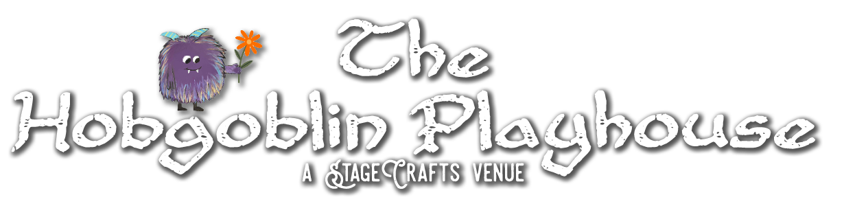 The Hobgoblin Playhouse Logo The Hobgoblin Playhouse logo featuring a purple monster with a flower, representing a fun and creative adventure camp for children.